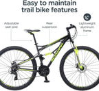 Schwinn Traxion Mountain Bike - 29-Inch Wheels, Full Suspension