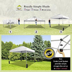 Crown Shades Pop-Up Canopy, 10' x 10', With Wheeled Carry Bag