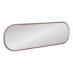 Capsule Framed Wall Mirror, 16x48, 18x24, 22x34, 24x36, Black, Bronze, Gold, Gray, Silver, Antique-Bronze