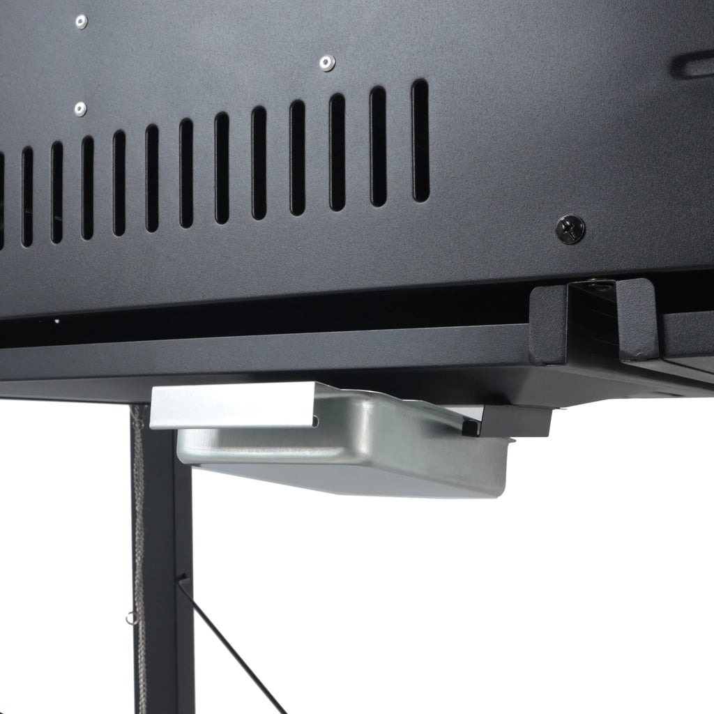 Dual Fuel Gas And Charcoal Combo Grill, Black With Stainless - GBC1793W