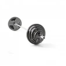 Gold's Gym Olympic Weight Set 300 lb With 7 Olympic Bar - WGGOP300