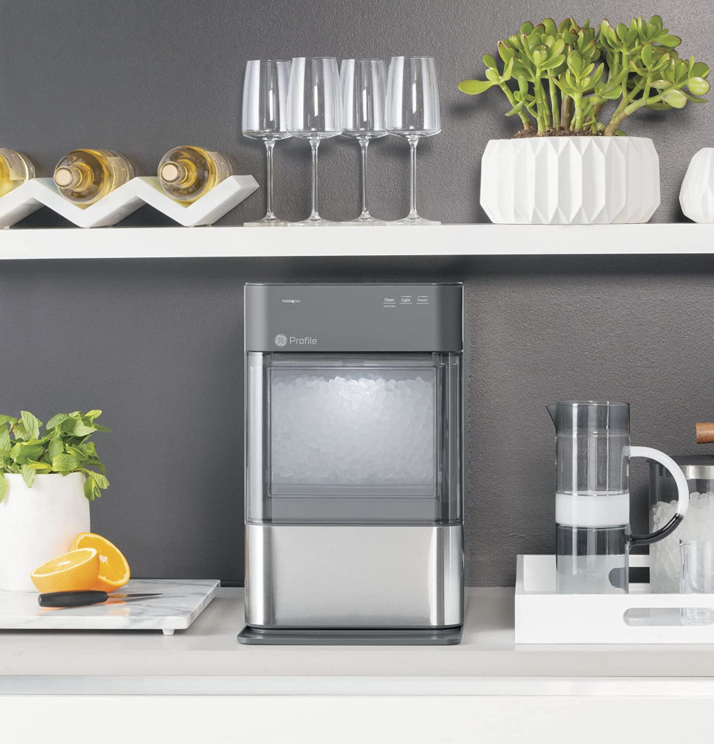 GE Profile Opal 2.0 Nugget Ice Maker, 24 Pounds Per Day, Black Stainless - XPIO23BCBT