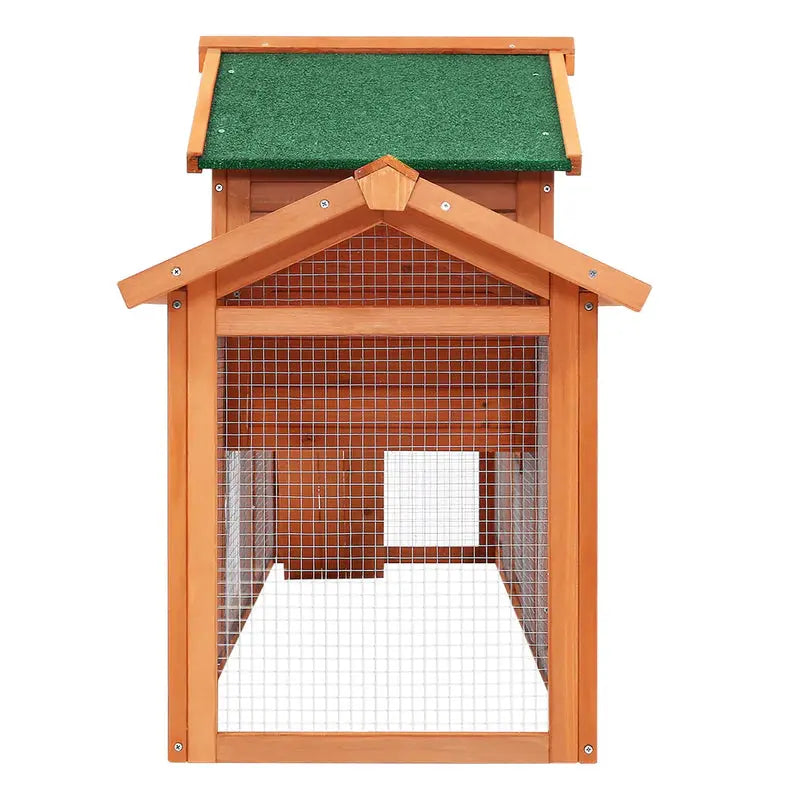 i.Pet Large Wooden Pet Hutch - Waterproof Outdoor Animal Housing