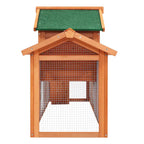 i.Pet Large Wooden Pet Hutch - Waterproof Outdoor Animal Housing