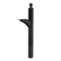 Architectural Mailboxes Landover Aluminum Mailbox Post, Black