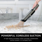 Shark Wandvac Cordless Handheld Vacuum for Pet Hair, Carpet and Car, Graphite - WV200