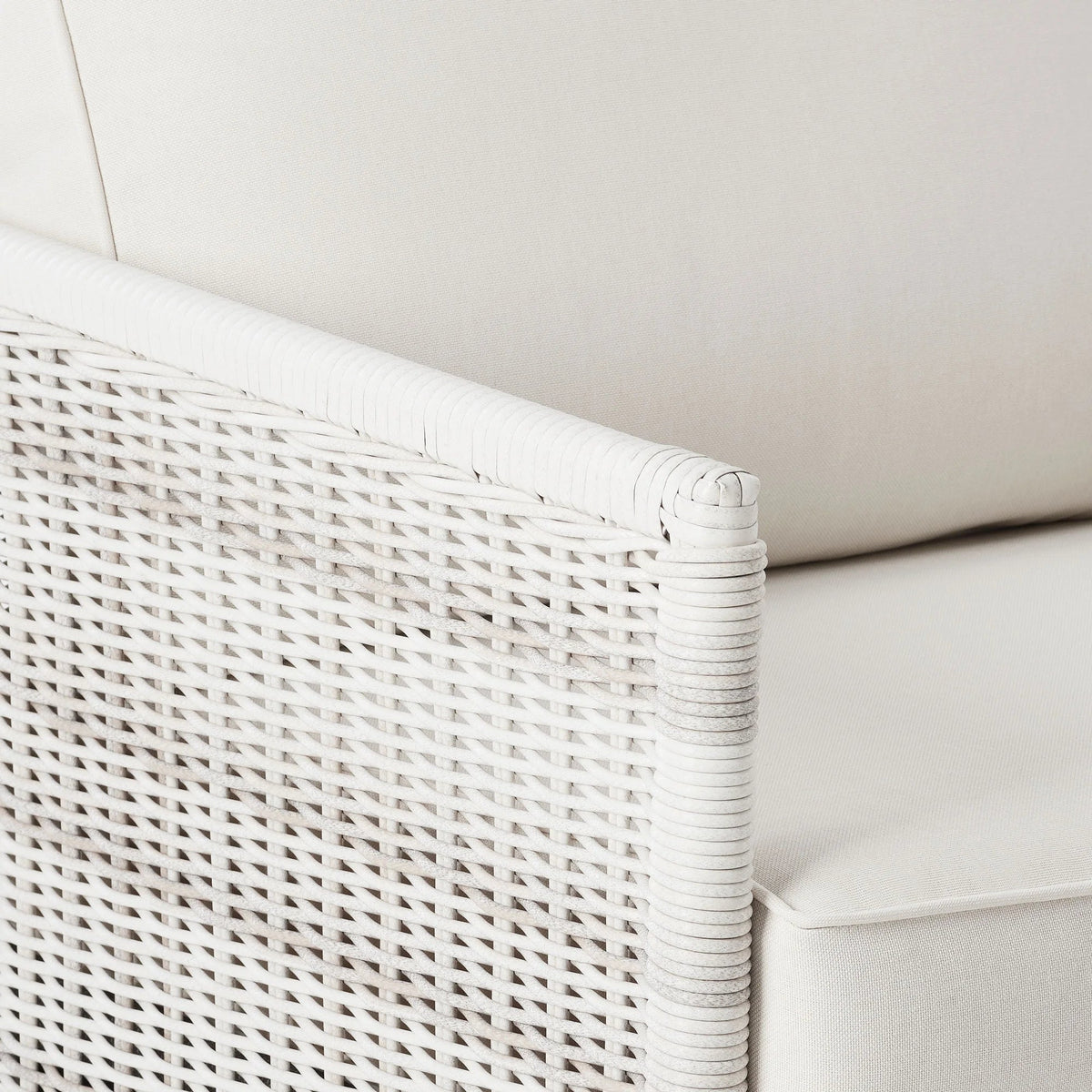 Better Homes & Gardens Paige Outdoor Wicker Stationary Lounge Chairs, Set Of 2, White