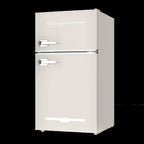 Frigidaire 3.1 Cu. Ft. 2-Door Retro Compact Refrigerator With Built-In Side Bottle Opener - Cream