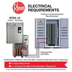 Rheem Tankless Electric Water Heater 18kW 240 Volts - RTEX-18
