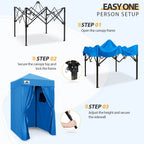 EAGLE PEAK Ultra Compact 4 ft x 4 ft Pop-Up Changing Room Canopy - Flex