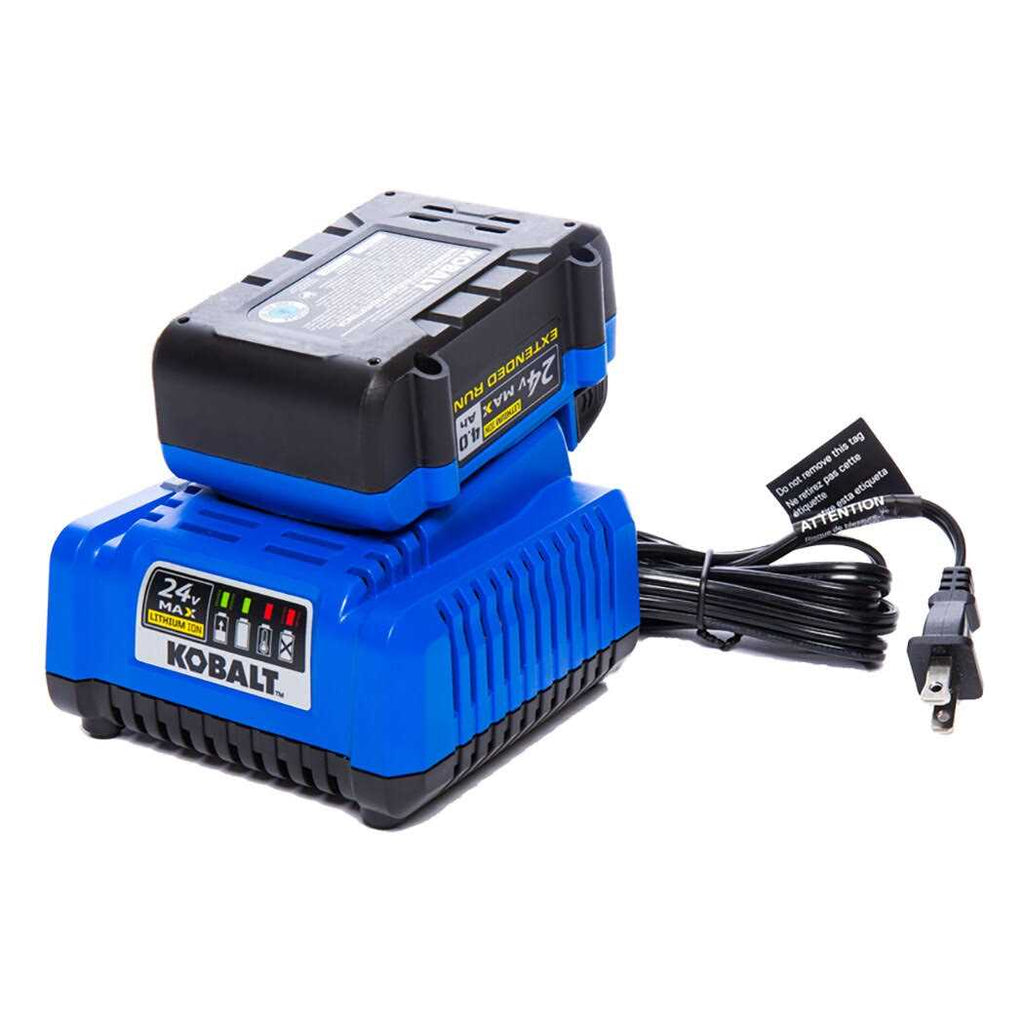Kobalt 24-Volt 12-in Brushless Battery Chainsaw With 4 Ah Battery And Charger