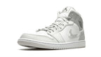 Air Jordan 1 Mid White Camo Sneakers