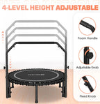 BCAN Foldable Fitness Trampoline 40in/48in, 450/550 LBS Capacity
