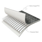 Funsicle Open Box Rectangular Above Ground Swimming Pool 13 ft x 7 ft x 39 in Gray - Dark Herringbone
