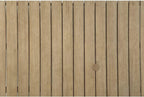 Signature Design by Ashley Clare View Outdoor Patio Eucalyptus Sofa With Cushions, Beige