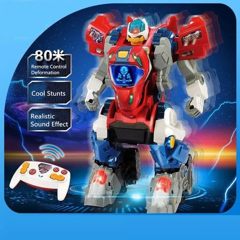 Remote Control Transforming Dinosaur Robot Toy With Sound And Music - 262 * 178.5 * 361.5mm
