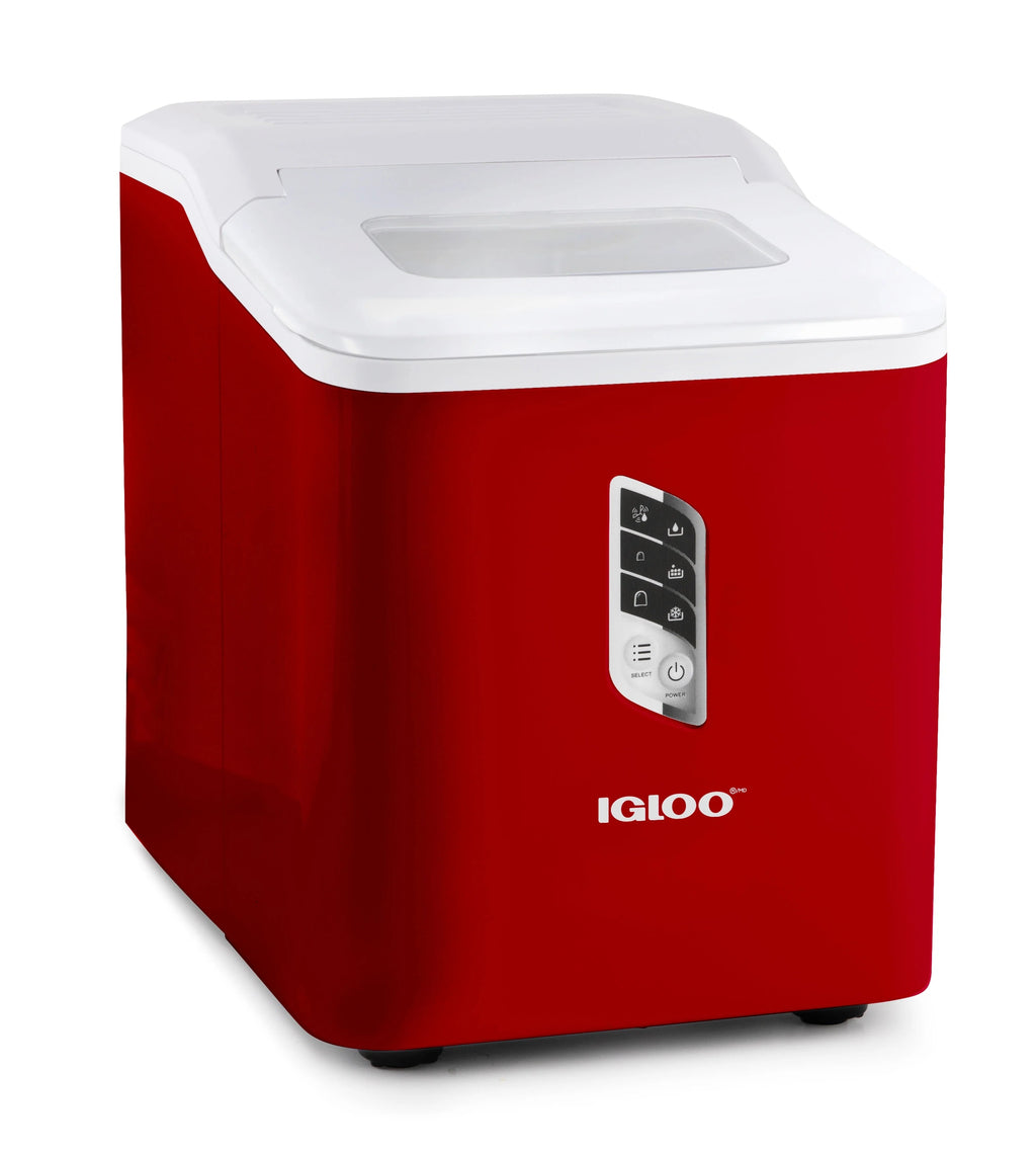Igloo Self-Cleaning Countertop Ice Maker, 1.5 qt, 26 lbs/24 Hours, Aqua