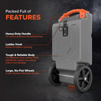 Camco Rhino 36-Gallon Portable RV Tote Tank With 2 Wheels - 39006