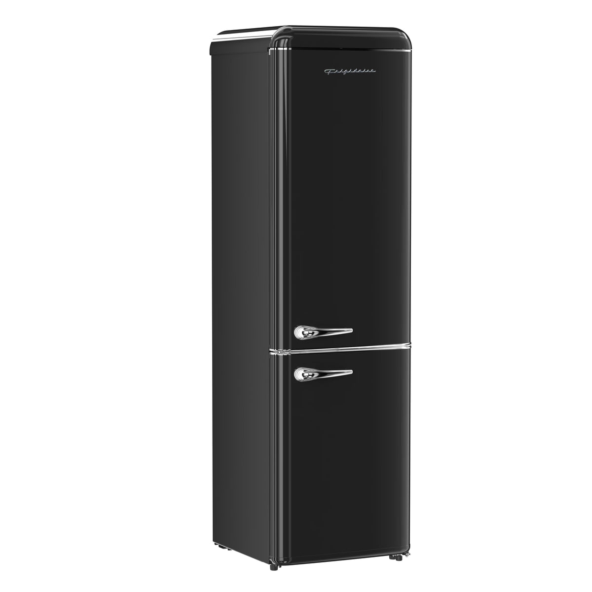 Frigidaire Bottom Mount Retro Refrigerator, 9.0 Cu. Ft., Black