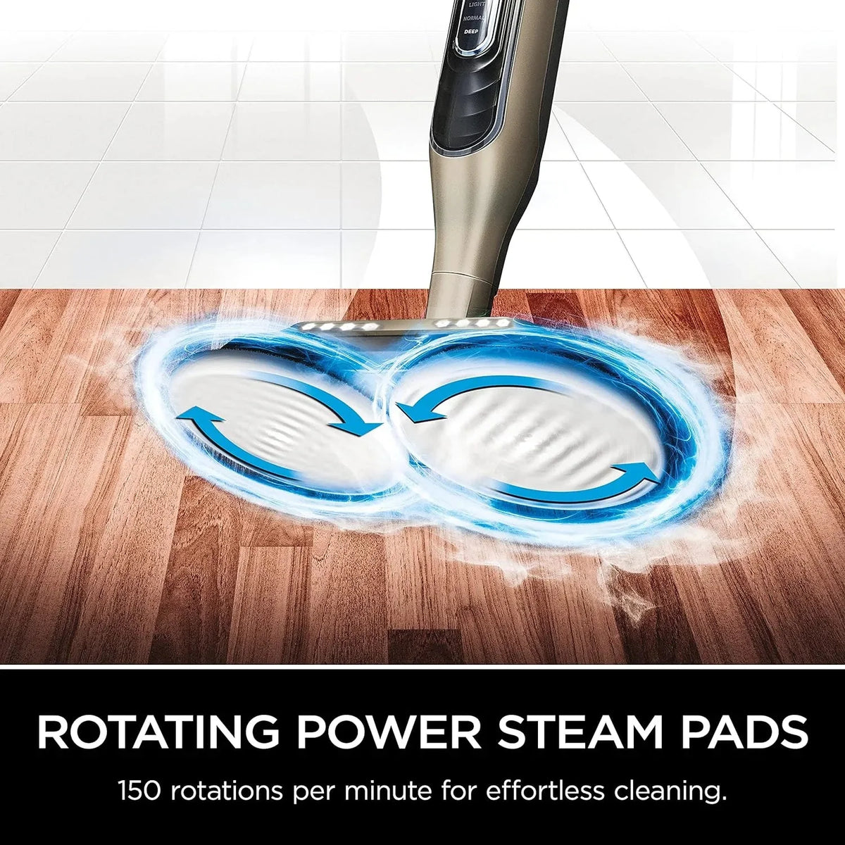 Shark Steam & Scrub Mop, Gold, 3 Steam Modes, 4 Washable Pads - Steam & Scrub