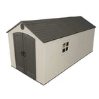 Lifetime Plastic Storage Shed 8 ft. W x 15 ft. D, Desert Sand - 60075
