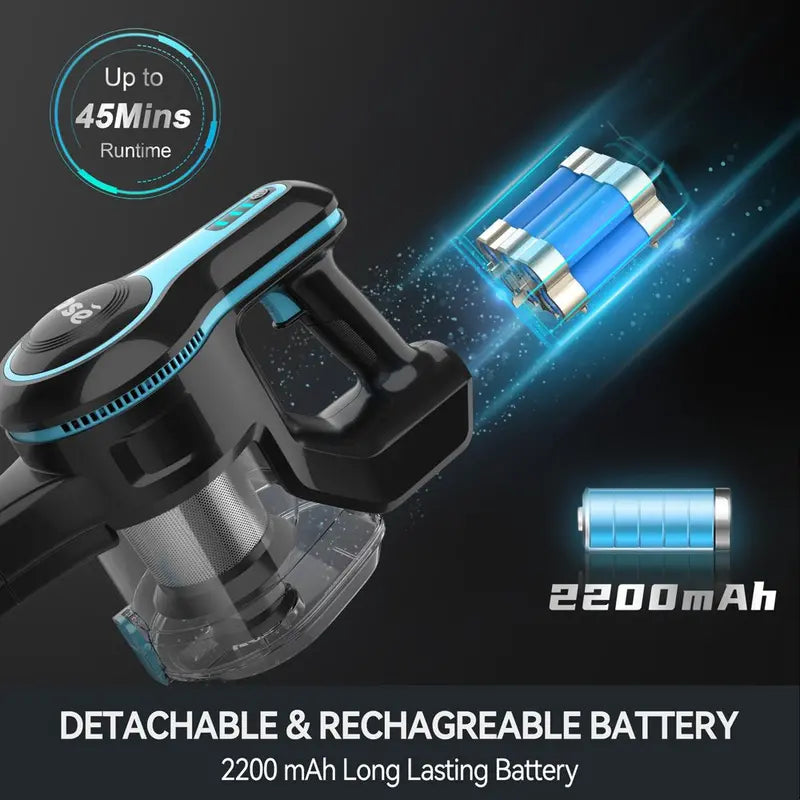 INSE Cordless Stick Vacuum Cleaner, 6 In 1, 1.2L, 45min, 20000PA
