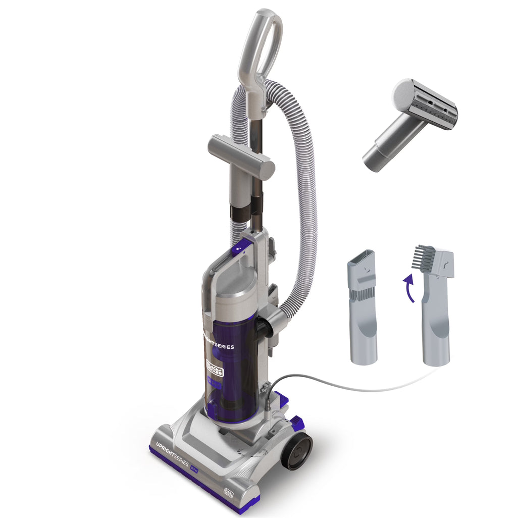 Black + Decker UprightSeries Lite Pet Upright Vacuum With Pet Hair Attachment - BDUR10-PET