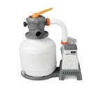 Bestway Flowclear Above-Ground Pool Sand Filter Pump, 2000 Gallon, Gray