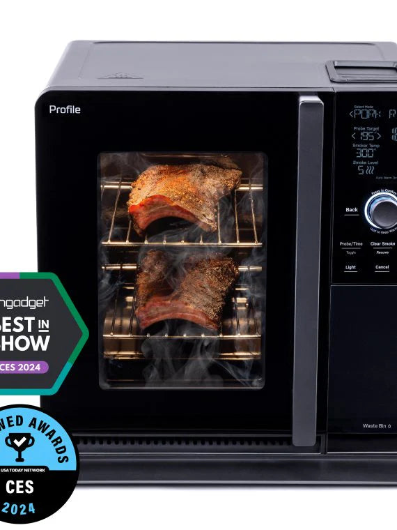 GE Profile Smart Indoor Smoker - Black