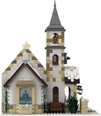 FILONA Christmas Country Church Building Block Kit, 1769 Pieces - MOC-147549