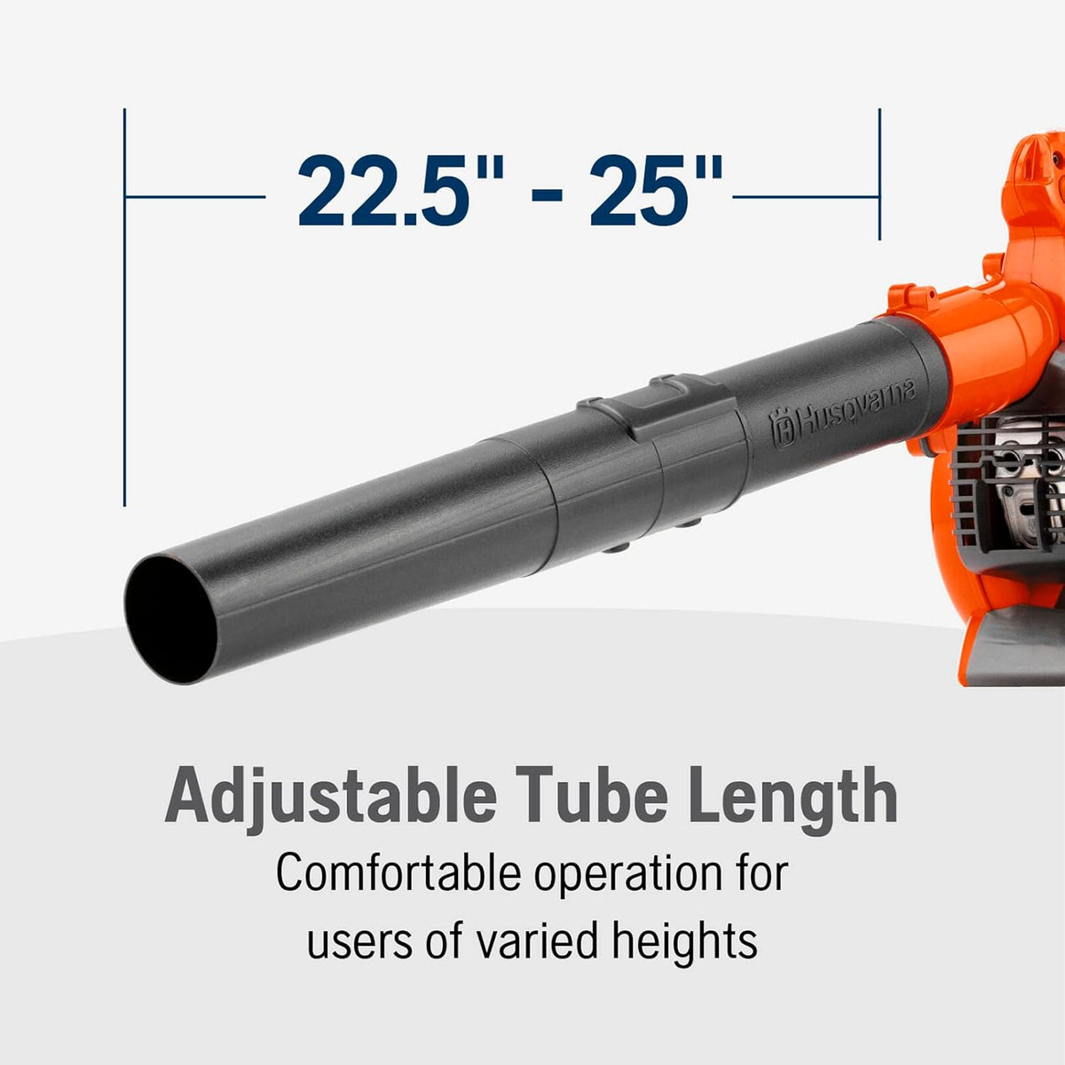 Husqvarna Gas Handheld Leaf Blower 28-cc 1.1-HP 2-Cycle 470-CFM 170-MPH 12.5-N - 125B