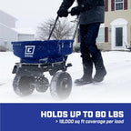 Chapin SaltPro Walk-Behind Salt Spreader, 80 Lbs, 12 in Tires - 88300B