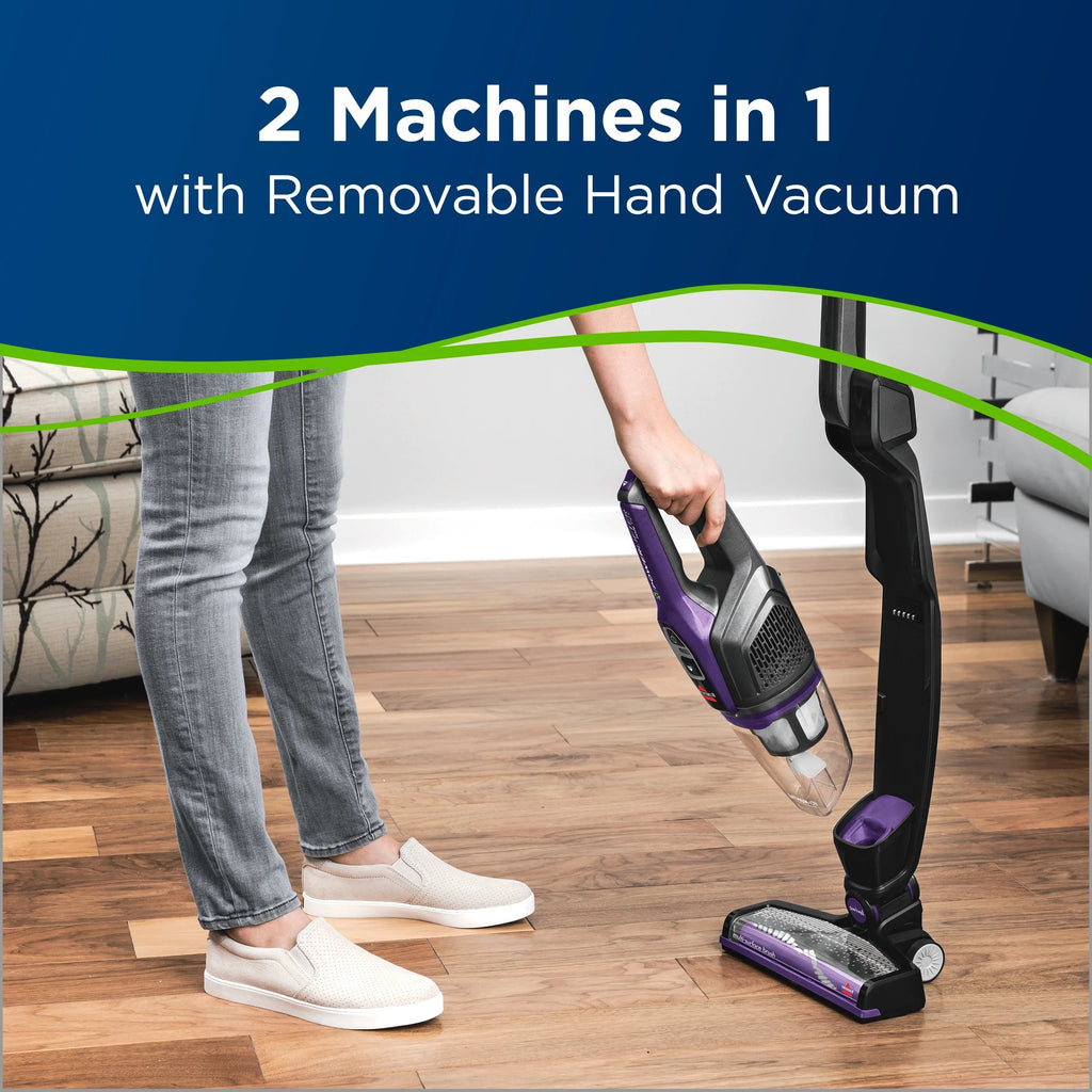 BISSELL PowerLifter Ion Pet Cordless Stick Vacuum With Removable Hand Vac, Purple - 3191