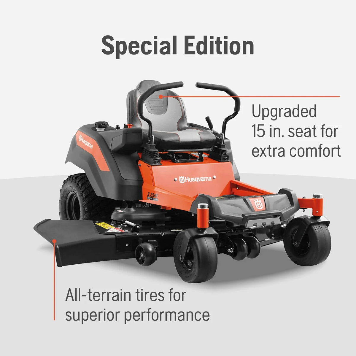 Husqvarna Z254F Special Edition 54-in Zero-Turn Riding Lawn Mower - 23-HP V-Twin Engine