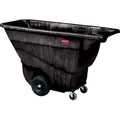 Rubbermaid Commercial Products Tilt Dump Truck, 450lb Capacity, 1/2 Cubic Yard, Black