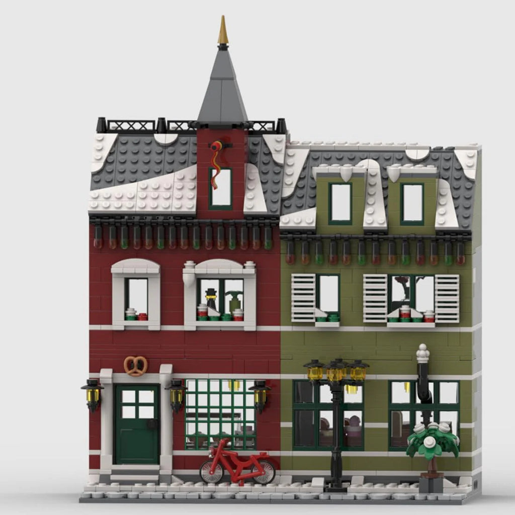 FILONA Christmas Country Church Building Block Kit, 1769 Pieces - MOC-147549
