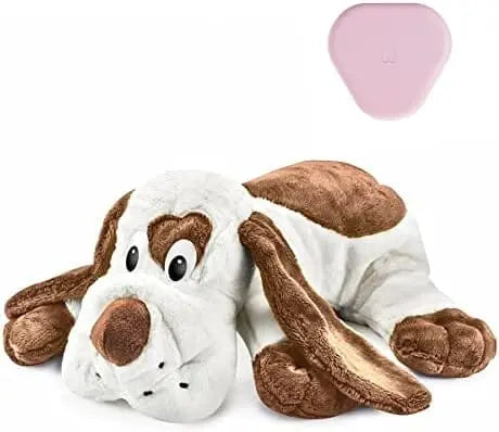 CalmPaws Puppy Heartbeat Plush Toy - Anxiety Relief Sleep Aid