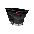 Rubbermaid Commercial Products Tilt Dump Truck, 450lb Capacity, 1/2 Cubic Yard, Black
