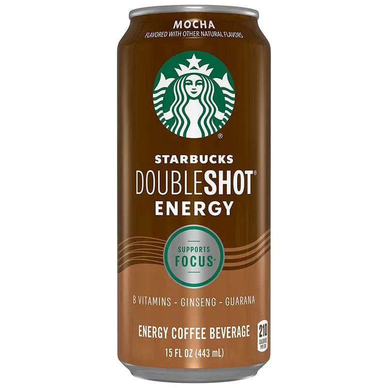 Starbucks Doubleshot Energy Mocha Espresso Coffee 15 oz Cans, 12 Pack