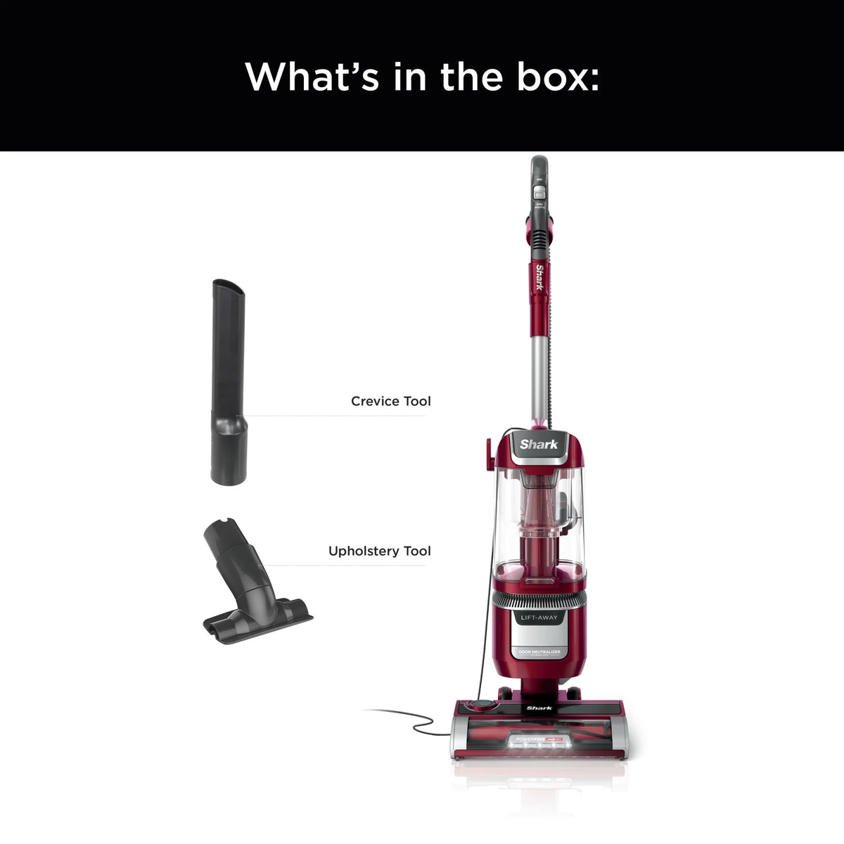 Shark Lift-Away Upright Vacuum Cleaner With PowerFins HairPro, Odor Neutralizer Technology And HEPA Filter