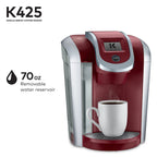 Keurig Single Serve K-Cup Pod Coffee Maker, Vintage Red, 70oz - K425