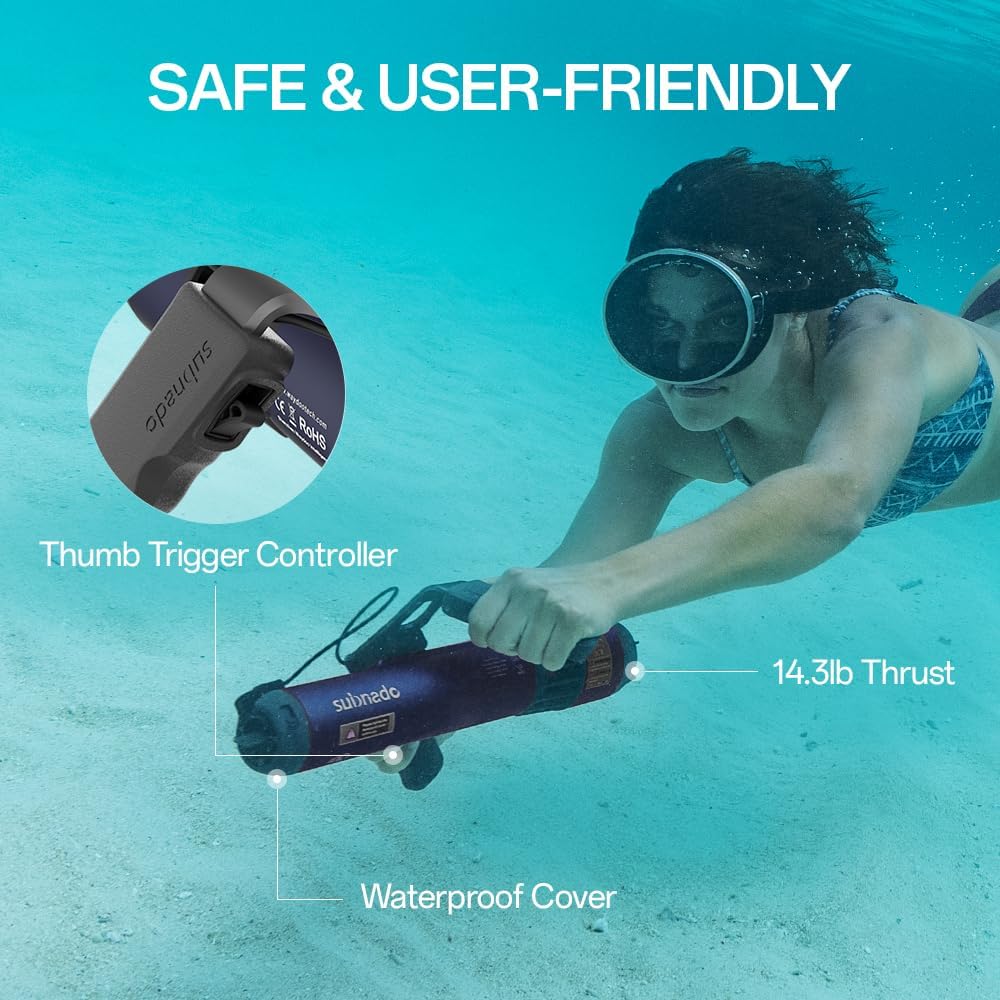 Waydoo Subnado Lite Underwater Scooter - Blue