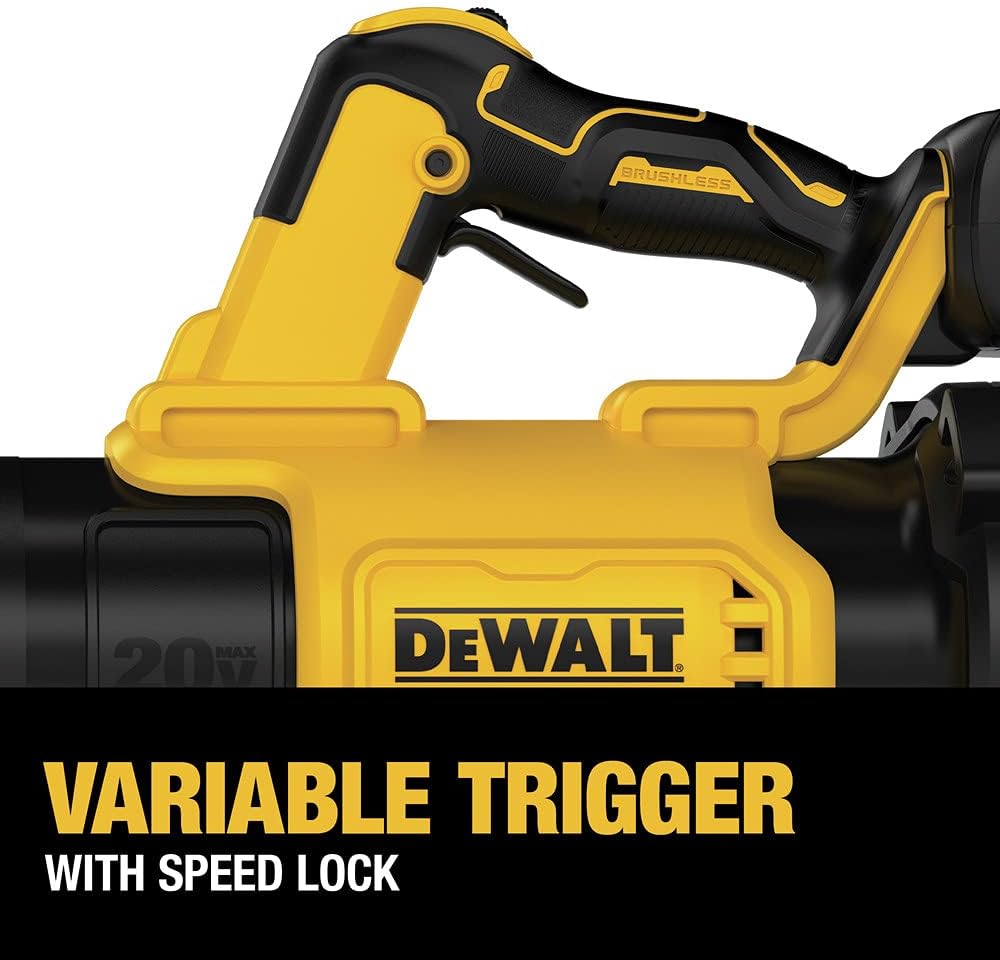DEWALT 20V MAX XR Cordless Handheld Leaf Blower, 125-MPH 450-CFM - DCBL722B