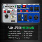 DuroMax Dual Fuel Portable Digital Inverter Generator, 11 000-Watt, 459cc - XP11000iH