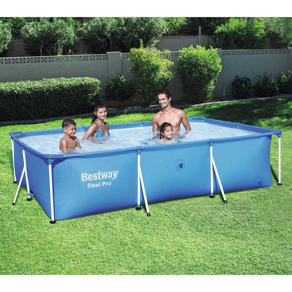 Bestway Steel Pro Rectangular Frame Above Ground Swimming Pool