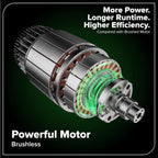 Greenworks 80V Brushless Cordless Leaf Blower, 700 CFM / 170 MPH, 2.5Ah Battery And 40-Min Rapid Charger