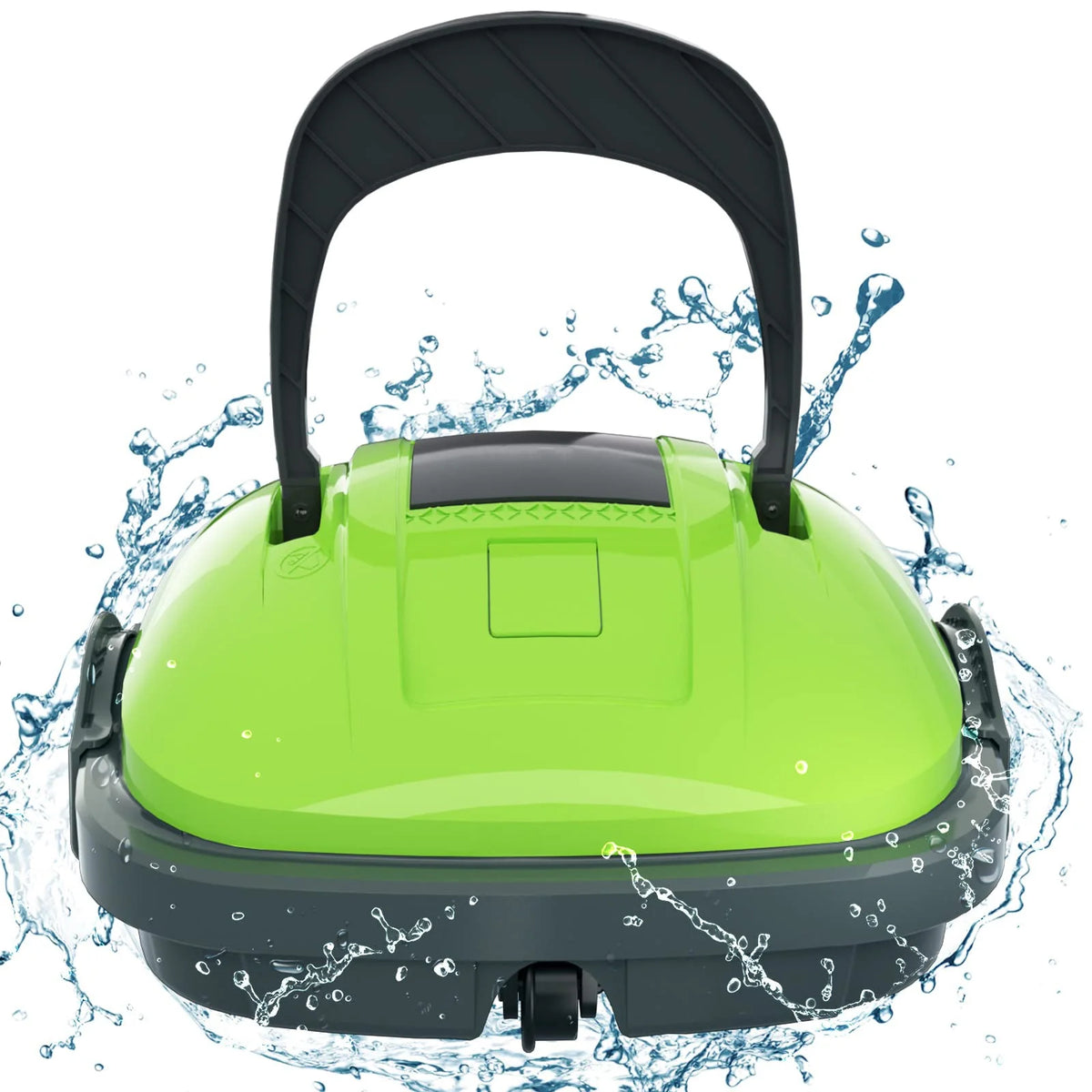Cordless Swimming Pool Cleaning Robot, Green - 60 Minute Runtime