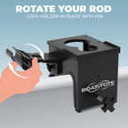 BOAT-TOTE Boat Tote Regular Fishing Accessory, Fits Gunnels Up To 2.5in Thick - BTR-701