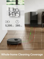Dreame 3-in-1 Robot Vacuum And Mop With Self-Emptying Base, 5,000Pa - D10s Plus
