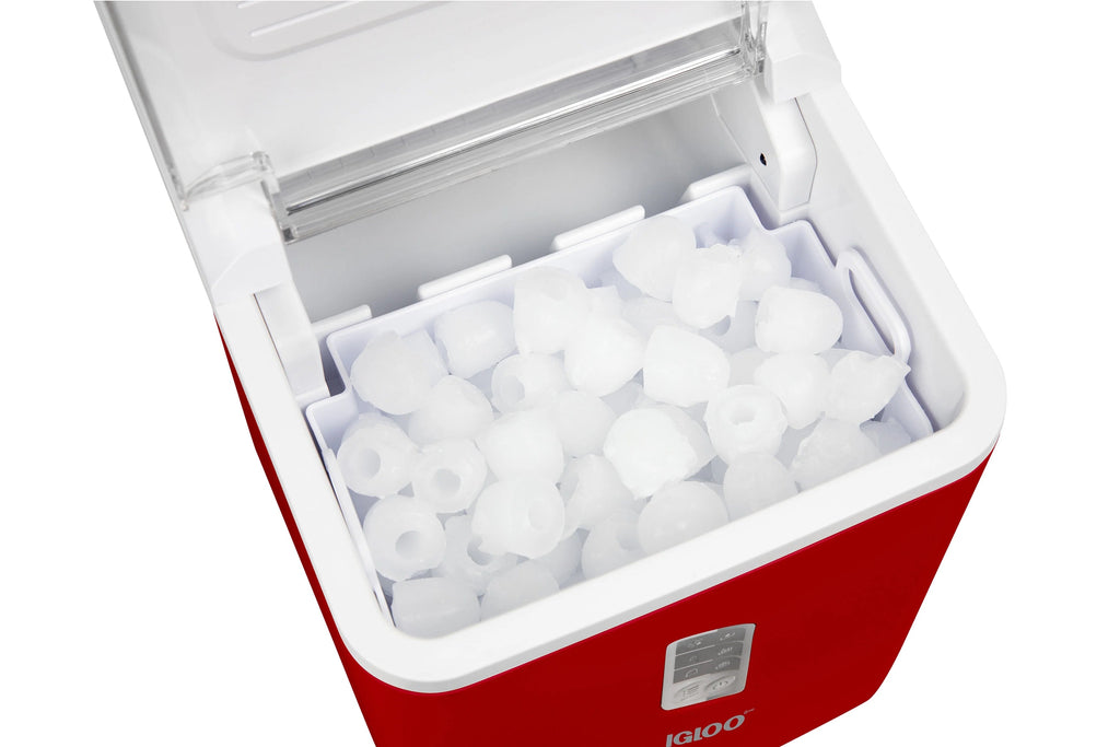 Igloo Self-Cleaning Countertop Ice Maker, 1.5 qt, 26 lbs/24 Hours, Aqua